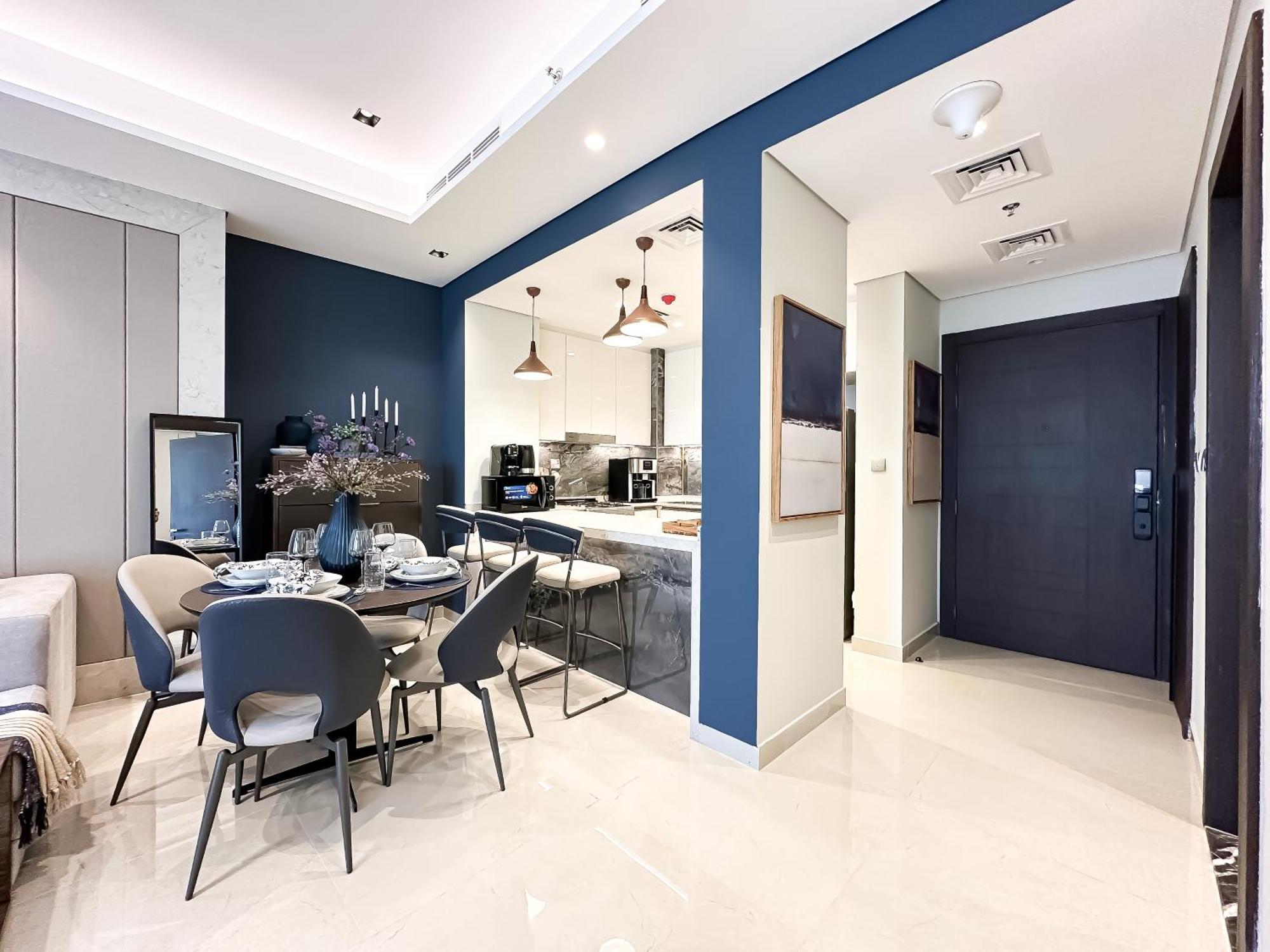 Trophy-luxe Living In A Blue-hued Haven * Dubai